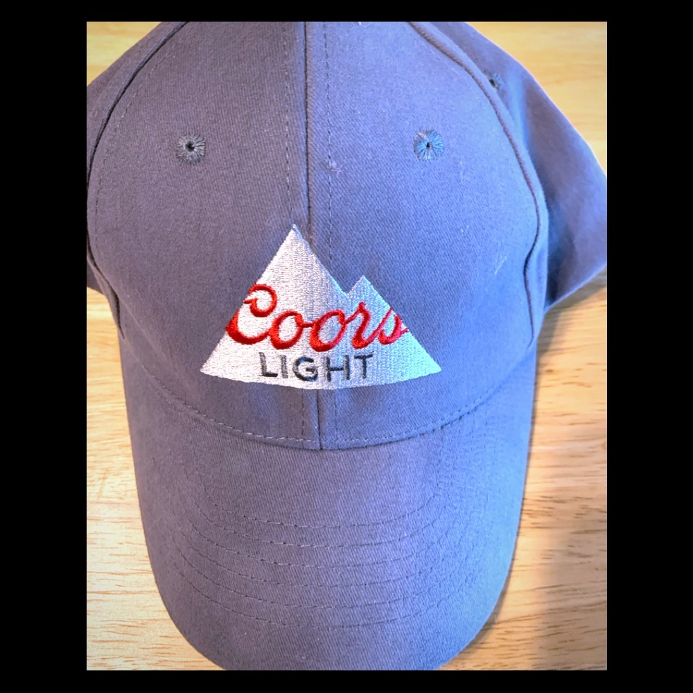 Coors Light Baseball Cap 🧢 NEW Gray 🧢